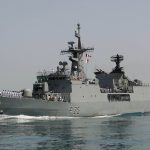 Dimdex welcomes warships at Hamad Port <br/> 11 سفينة حربية تصل ميناء حمد