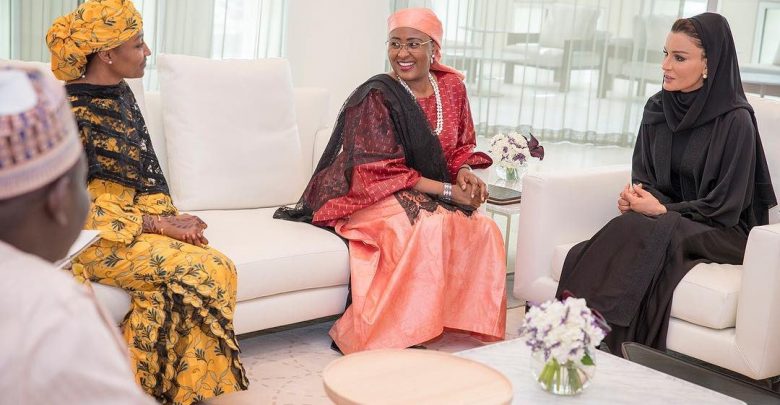 Sheikha Moza meets with Nigerian President’s wife