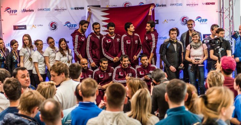 Qatari team wins first place in French indoor skydiving championship