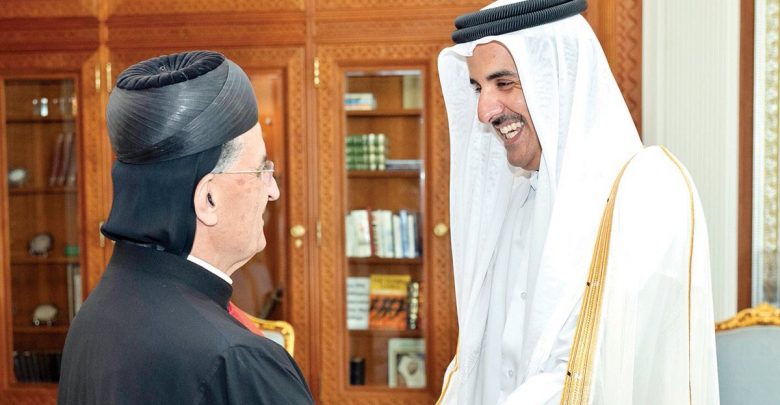 Emir meets Maronite Patriarch of Antioch and All the East