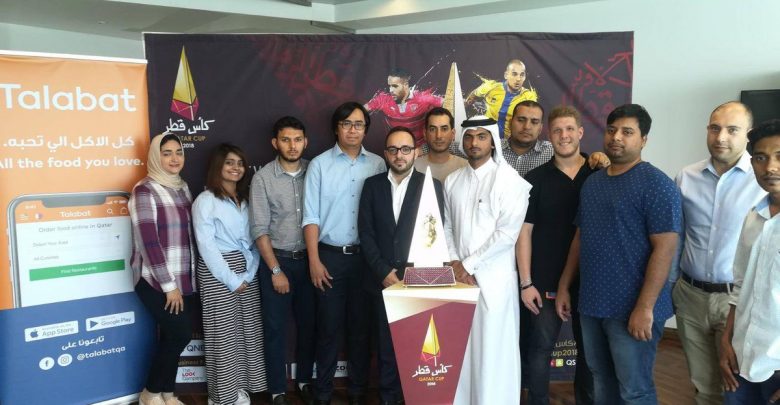 Grand reception for Qatar Cup at Toyota showroom