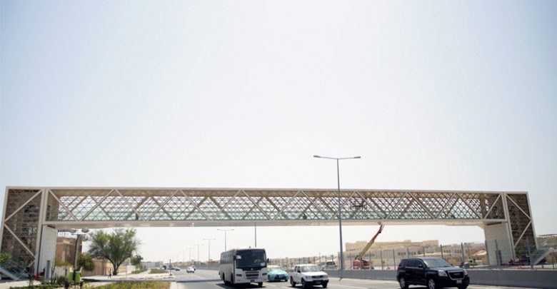 Opening of the Pedestrian Bridge on the E-Ring Road