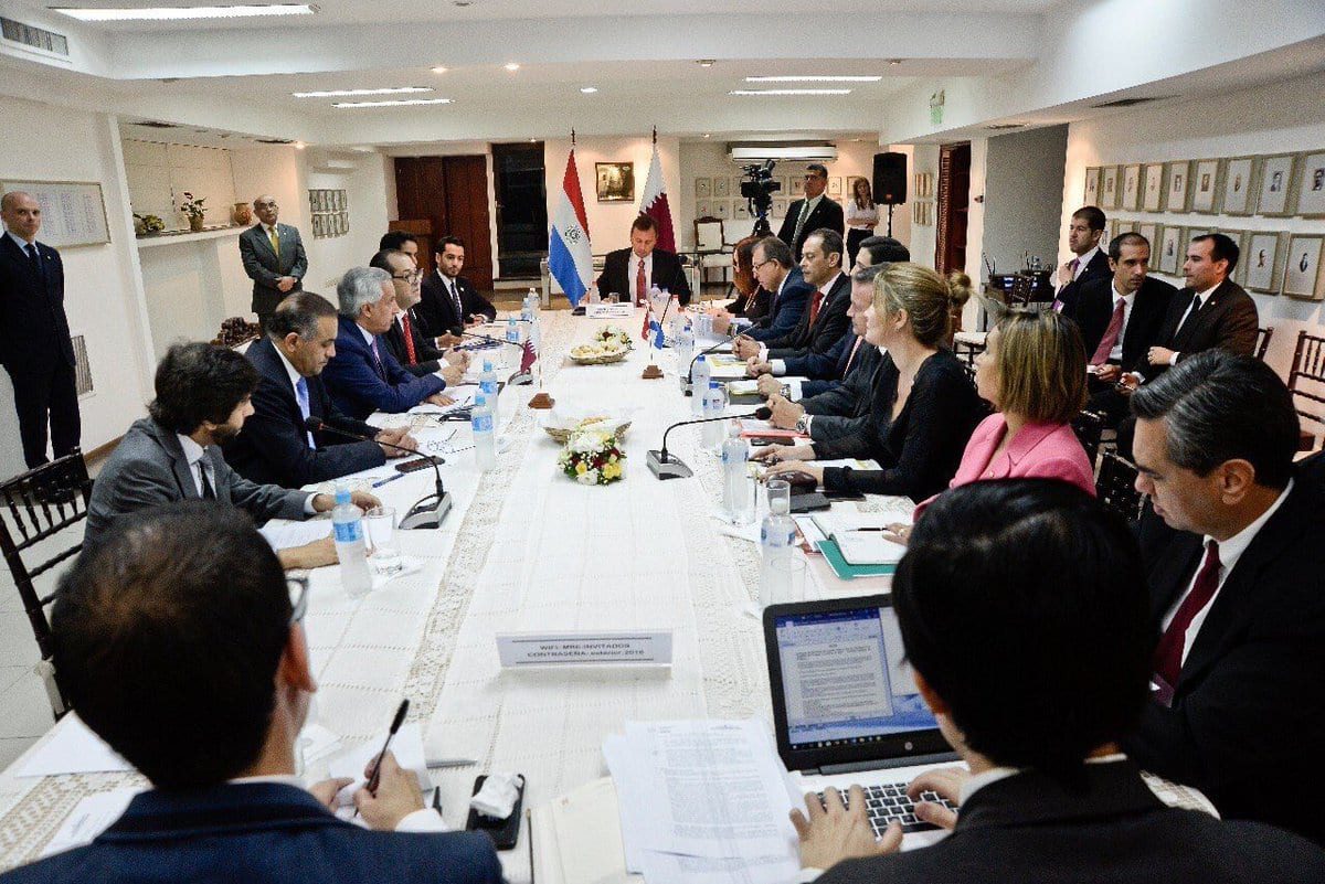 Qatar, Paraguay review ties