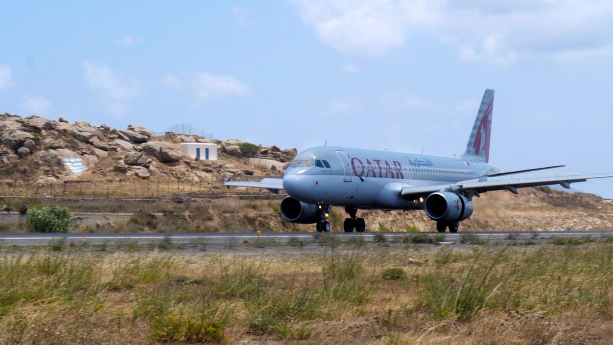 Qatar Airways touches down for the first time at Mykonos