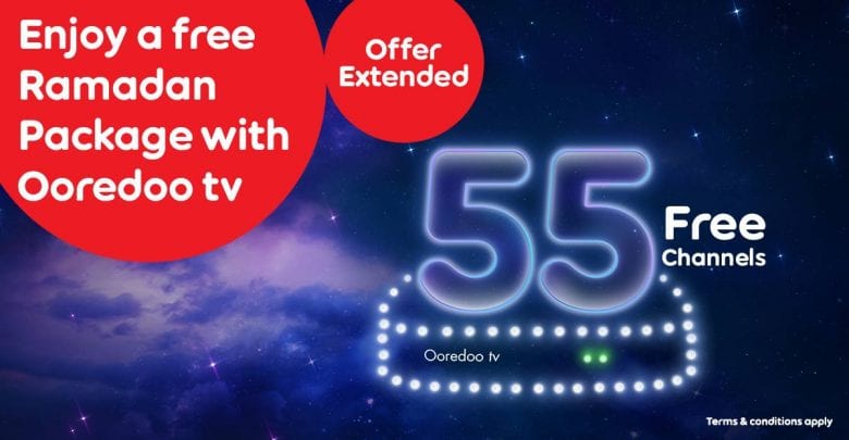 Ooredoo tv Ramadan offer extended