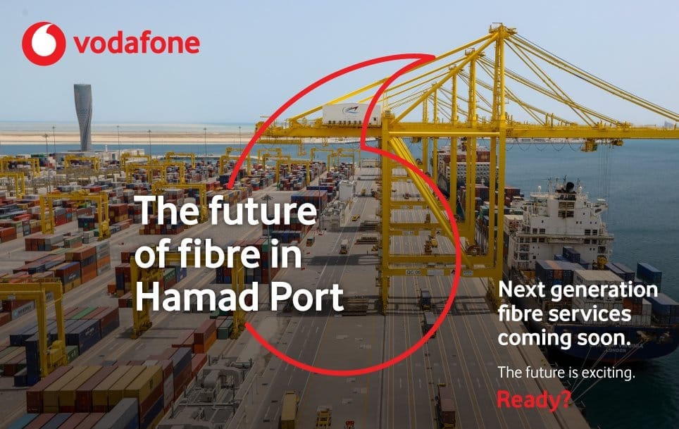 Vodafone Qatar rolls out fibre connectivity at Hamad Port