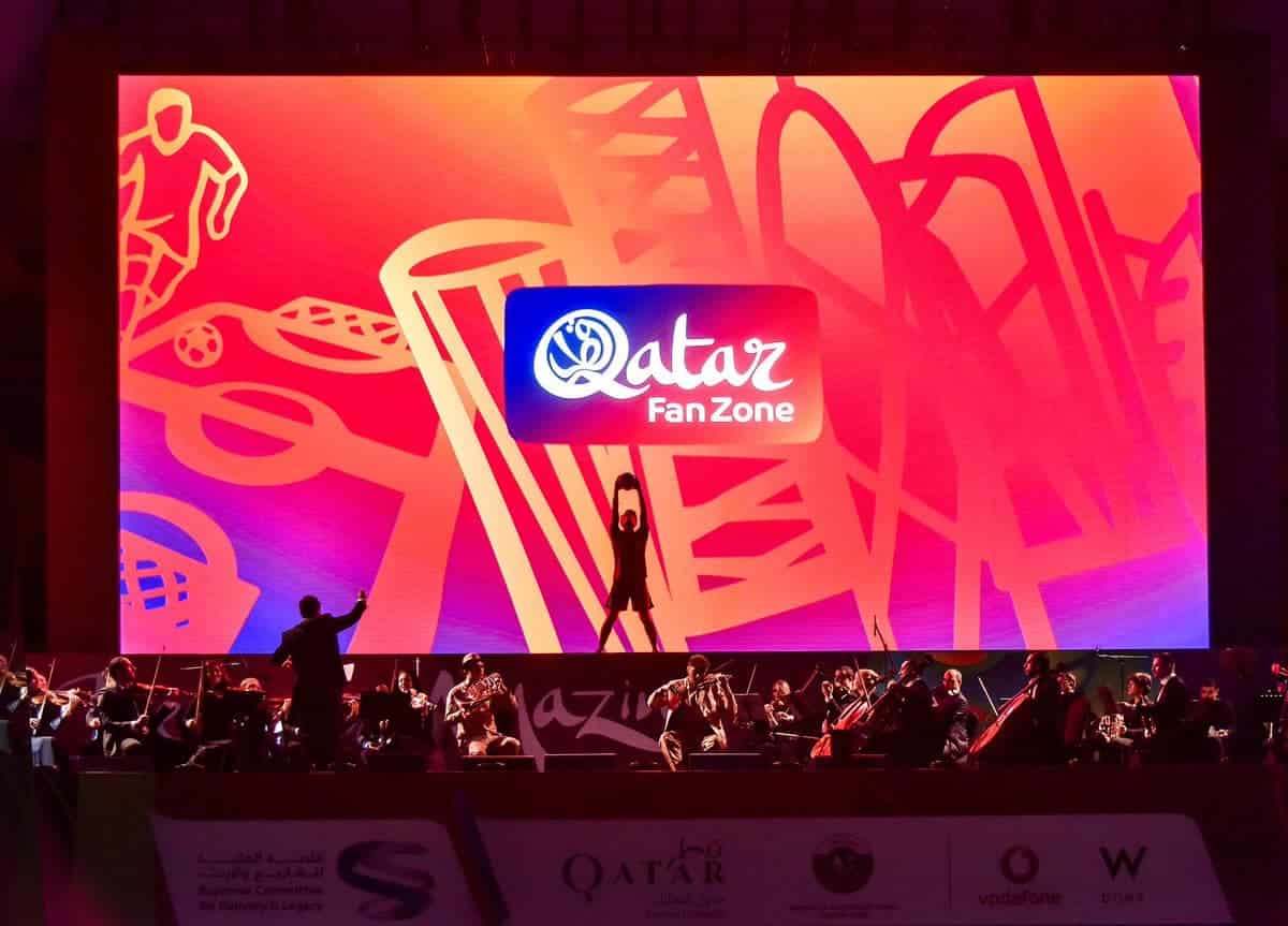 Qatar Fan Zone kicks off with a dazzling show