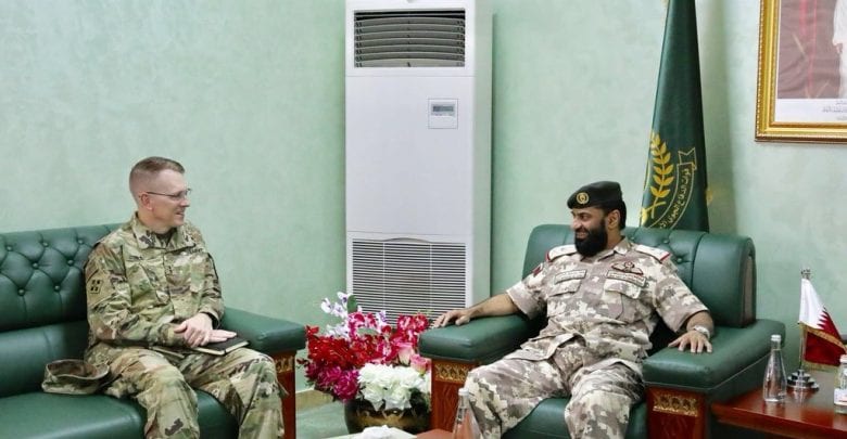 Amiri Air Defence Forces Commander meets US Army official