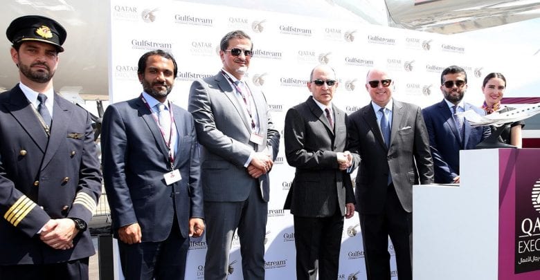 Qatar Executive unveils Gulfstream G500 at air show