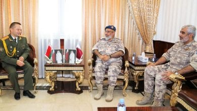 Meeting with Belarusian military attache