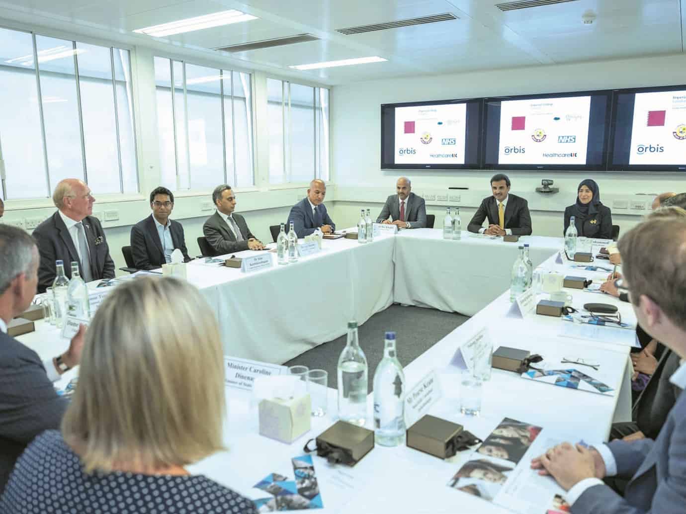 Amir visits Imperial College, London's financial district