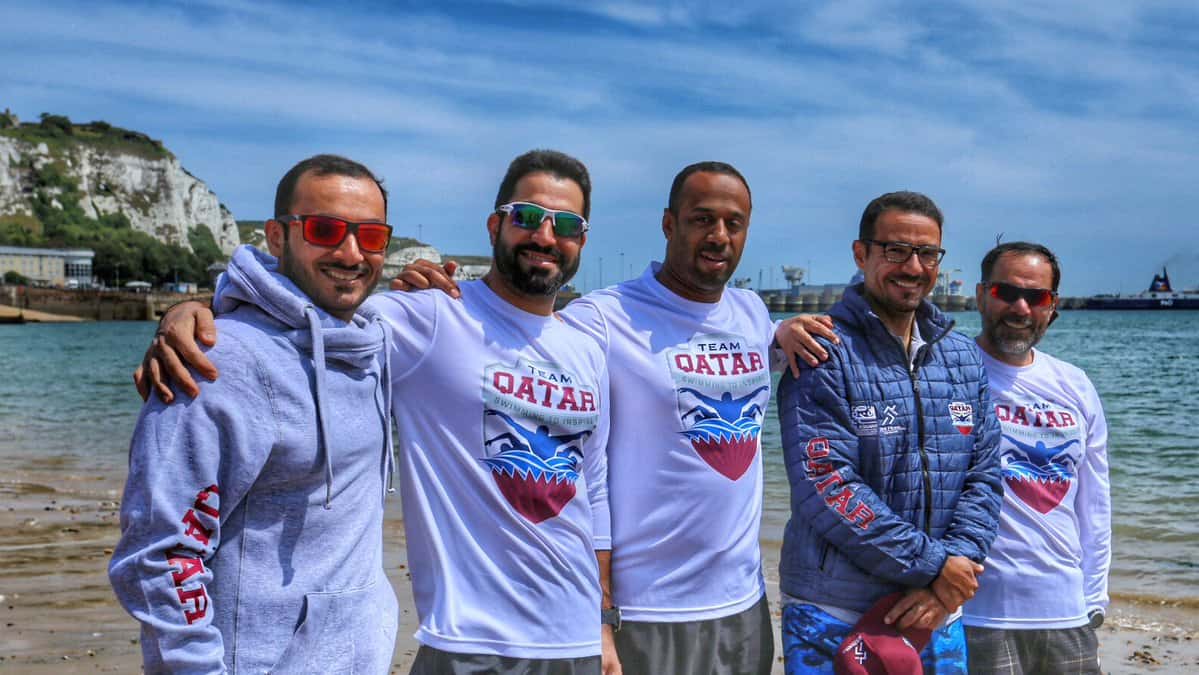 Team Qatar Channel Swim makes history