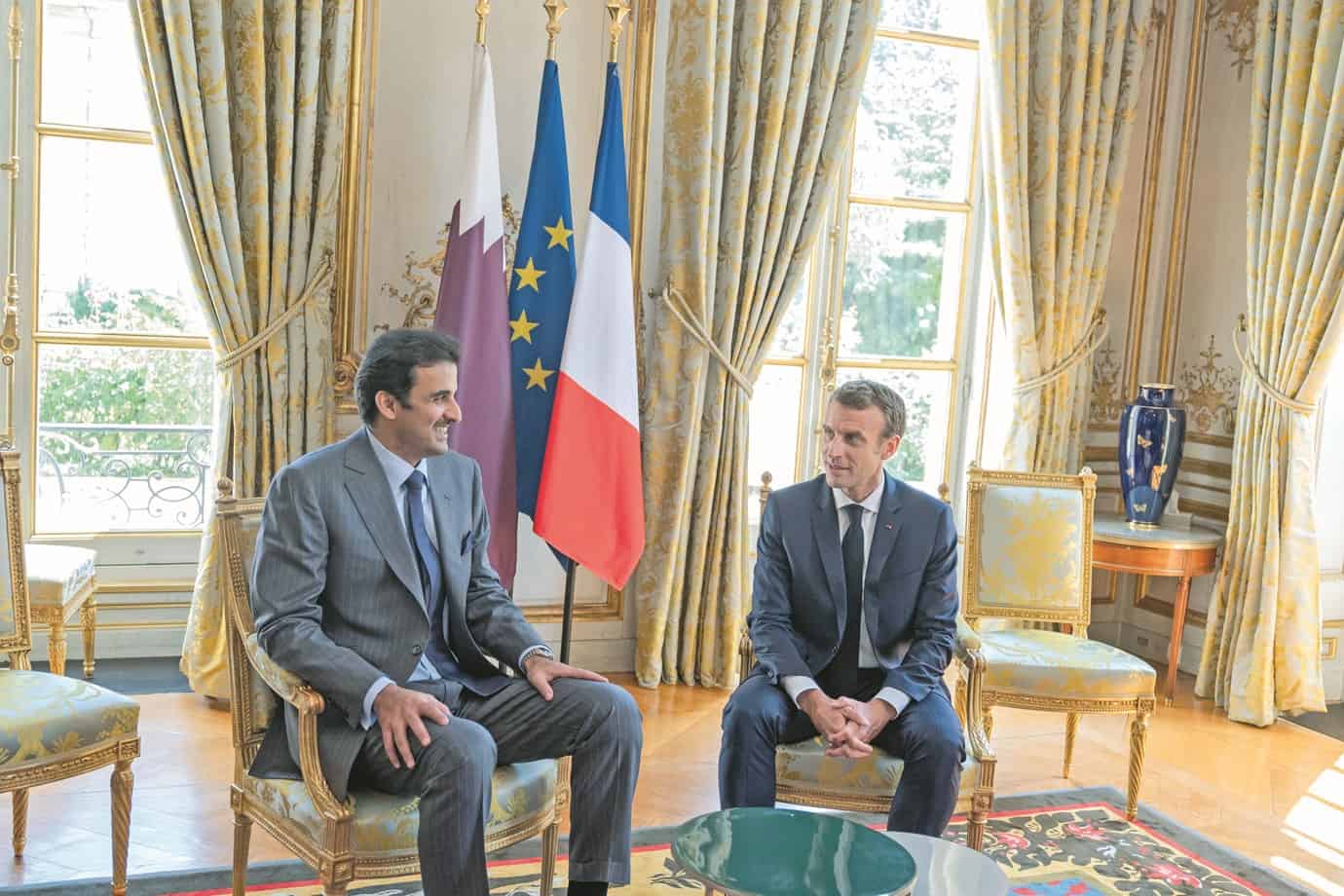 Amir hails strong ties between Qatar and France