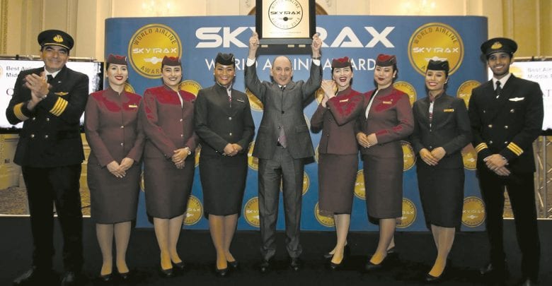 Qatar Airways wins four Skytrax awards