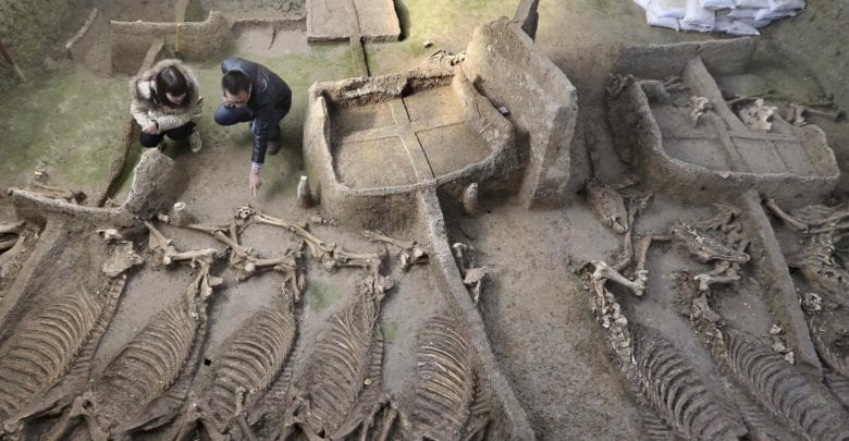1,800-year-old tombs discovered in Hebei