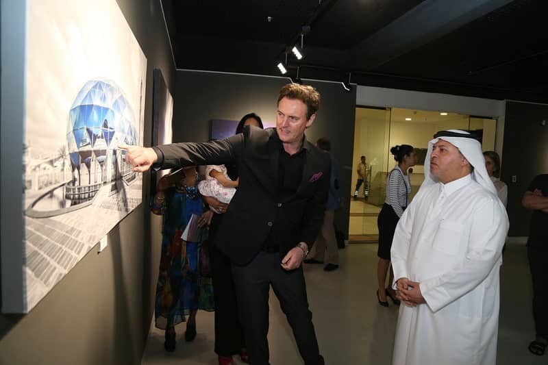 The Desert Rose exhibition features Qatar's nature and architecture