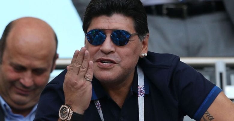 Maradona calls English win ‘monumental robbery’