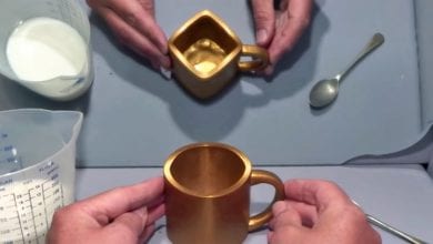 This Shapeshifting Golden Mug Illusion Is Driving The Internet Insane