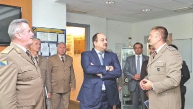 Al-Attiyah visits Nato camp in Bosnia