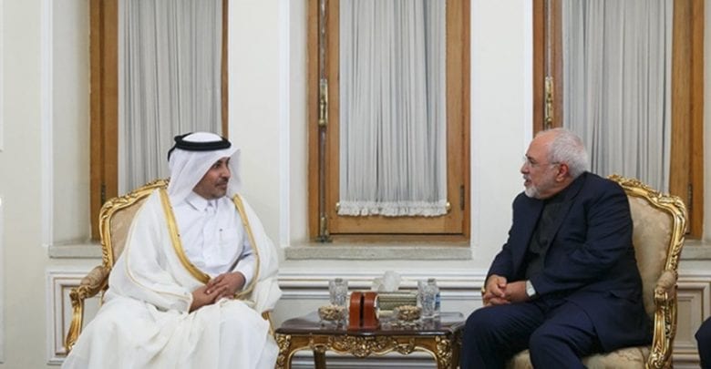 Iranian FM receives credentials of Qatari envoy