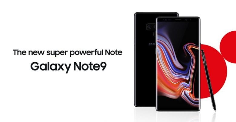 Samsung Note9 stock available at Ooredoo