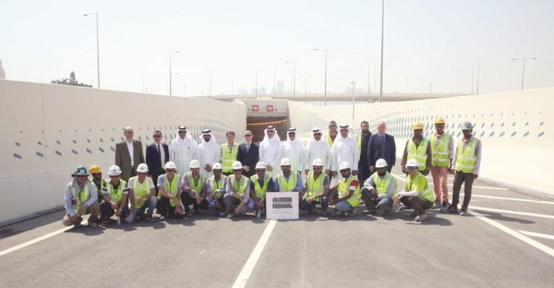 New tunnel opens on Lusail Expressway at Al Gassar Interchange
