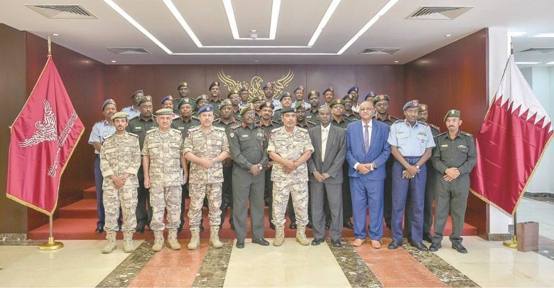 Sudanese military delegation visits staff college