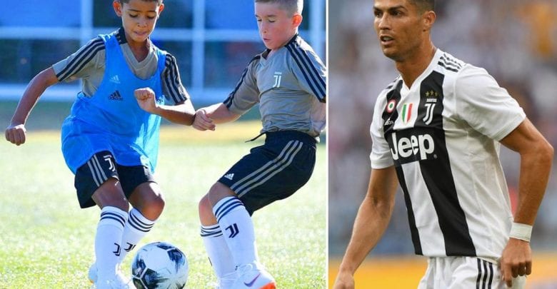 Cristiano Ronaldo’s son scores FOUR on his debut for Juventus Under 9s
