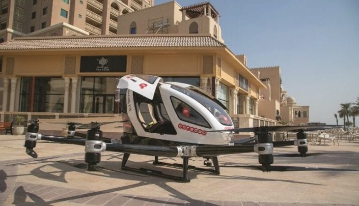 Ooredoo tests world’s first self-driving 5G flying taxi