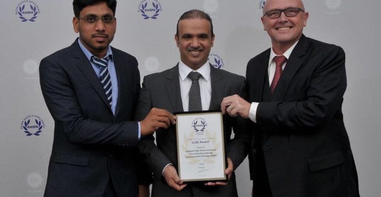 Ashghal bags gold achievement award for sewage project
