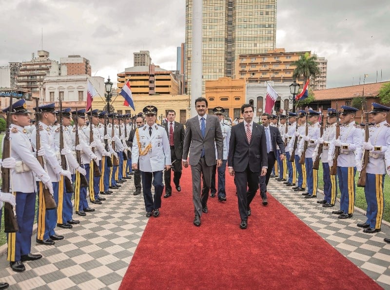 Qatar cements ties with Paraguay