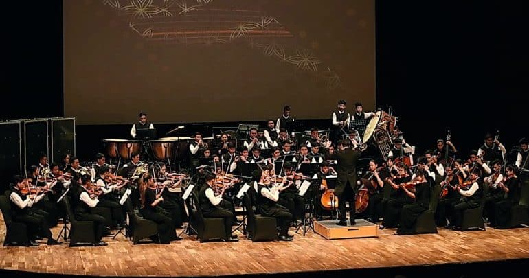 Orchestra of the Filipino Youth performs at Katara Opera House