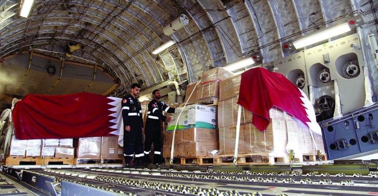 Indonesia’s BNPB receives Qatari aid