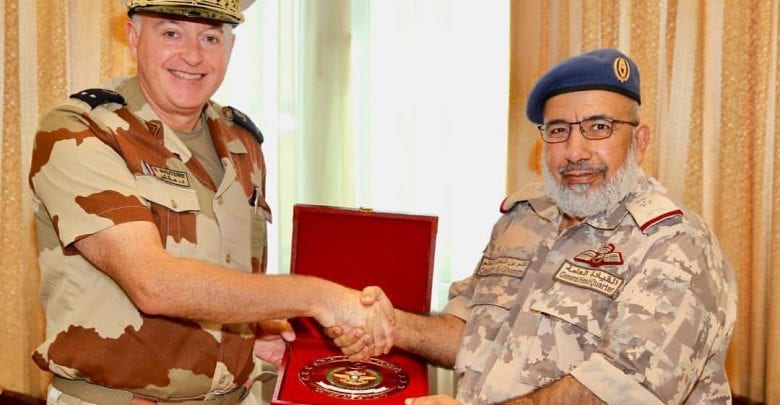 Chief-of-Staff meets French Commander