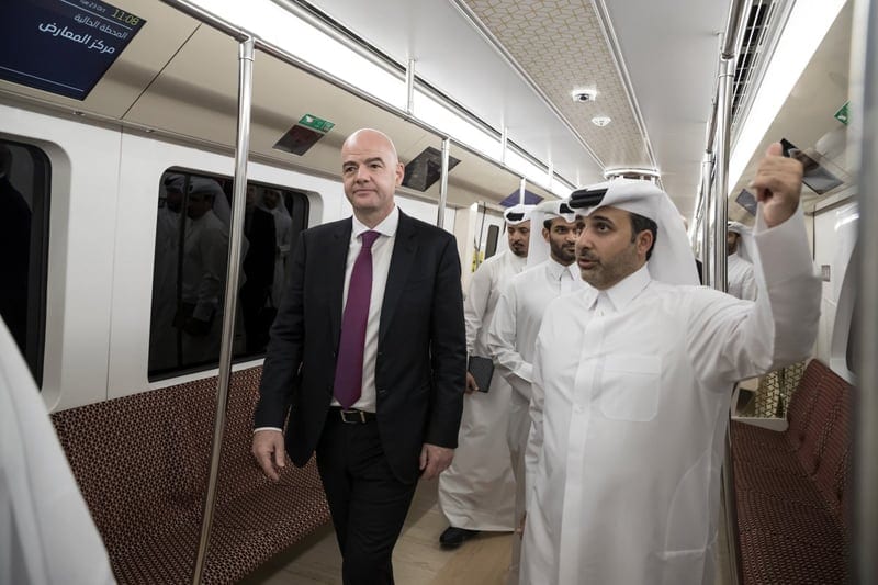 FIFA President praises Qatar 2022 progress during Doha visit