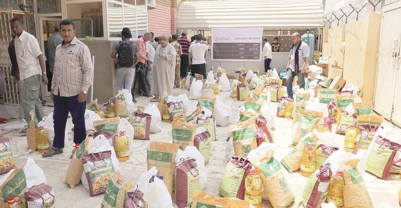 Qatar Charity provides food aid and education to Yemenis in Sudan