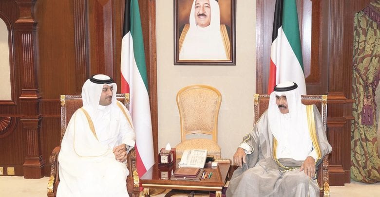 Crown Prince of Kuwait meets Qatar’s Ambassador