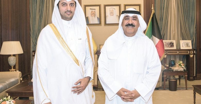 Qatar and Kuwait review bilateral relations