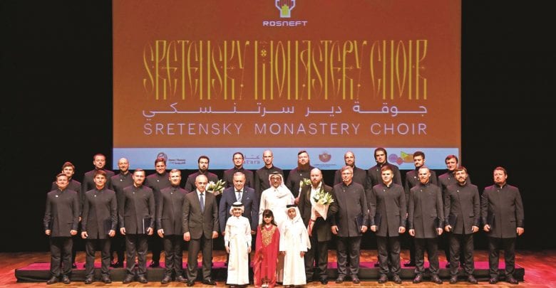 Renowned Moscow Sretensky Monastery Choir performs in Katara