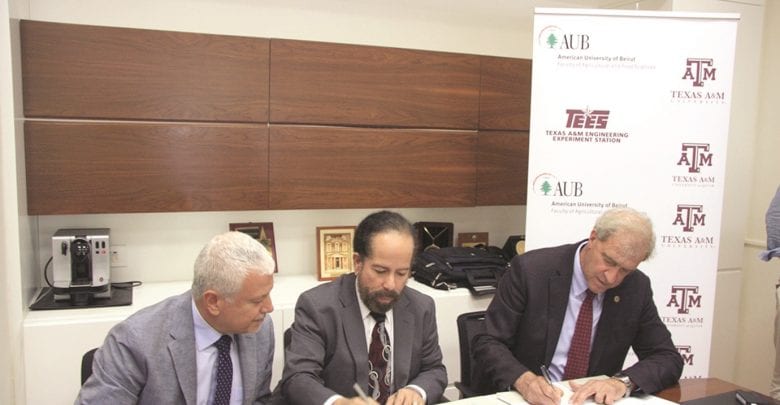 Texas A&M University and American University of Beirut sign deal