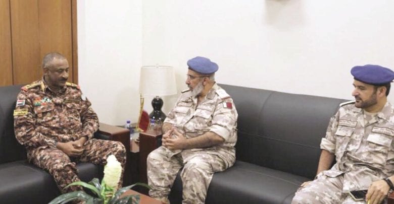 Chief of Staff reviews ties with Sudanese counterpart