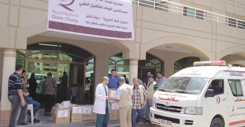 Qatar Charity’s 15 health projects in Gaza benefit over 2 million