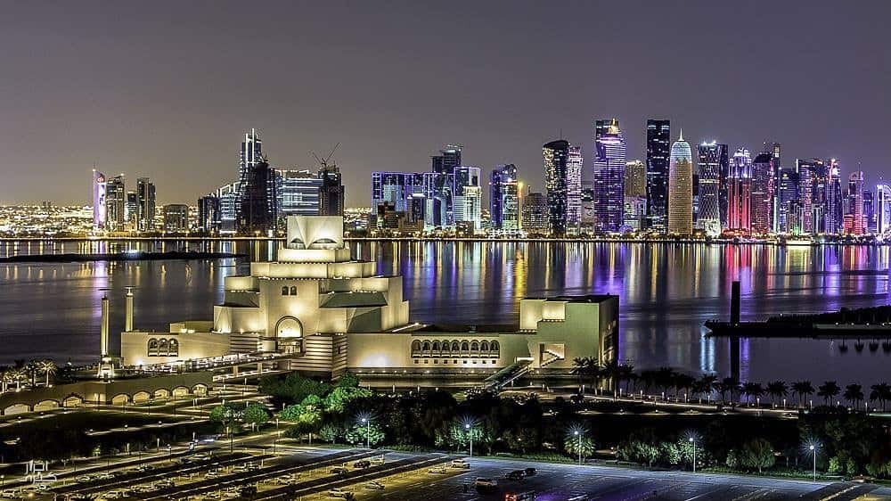 Qatar At Night - قطر في الليل
