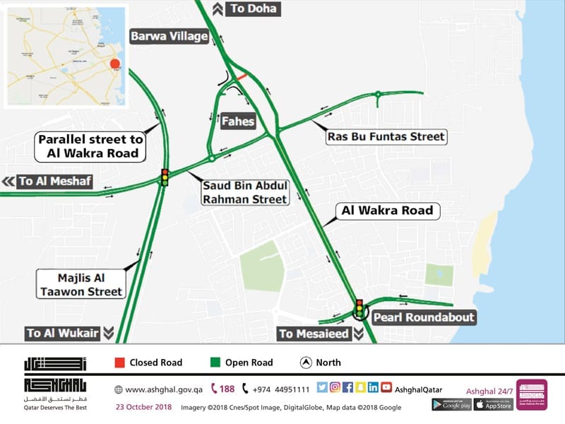 Ashghal Kicks off Al Wakra Road Upgrade Works