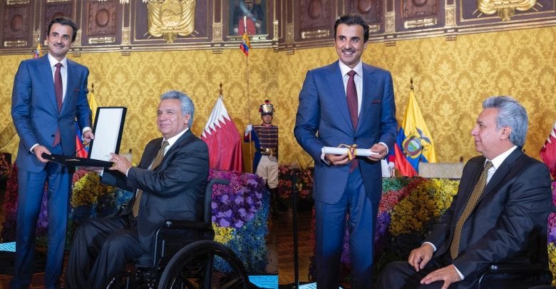 Amir presented with Ecuadorian National Order of Merit