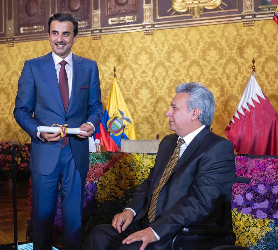 Amir presented with Ecuadorian National Order of Merit