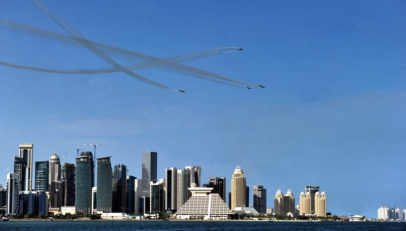 Stunning aerobatics wow thousands at Corniche
