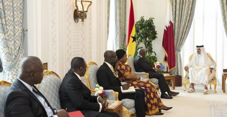 Amir, President of Ghana discuss ties and cooperation prospects