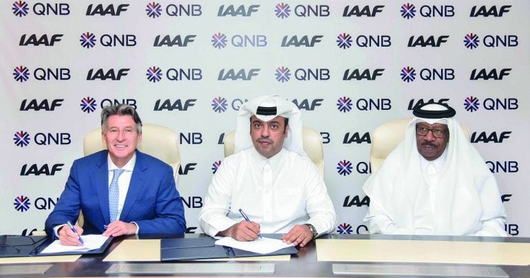 QNB and IAAF sign worldwide sponsorship agreement in Qatar