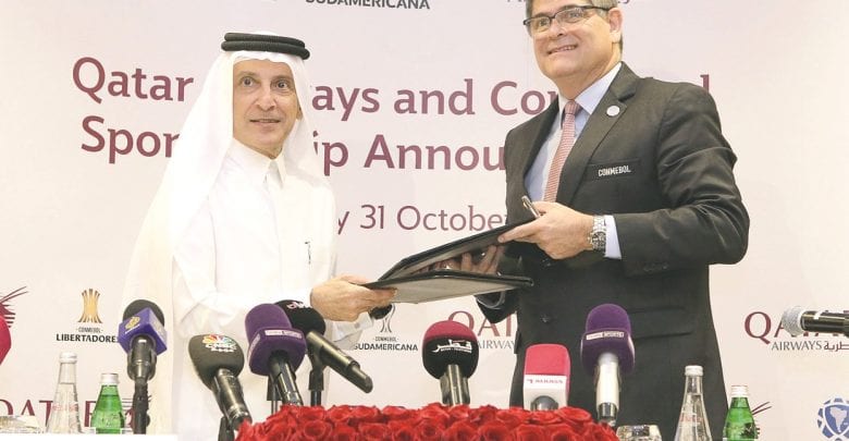 Qatar Airways becomes official airline partner of CONMEBOL